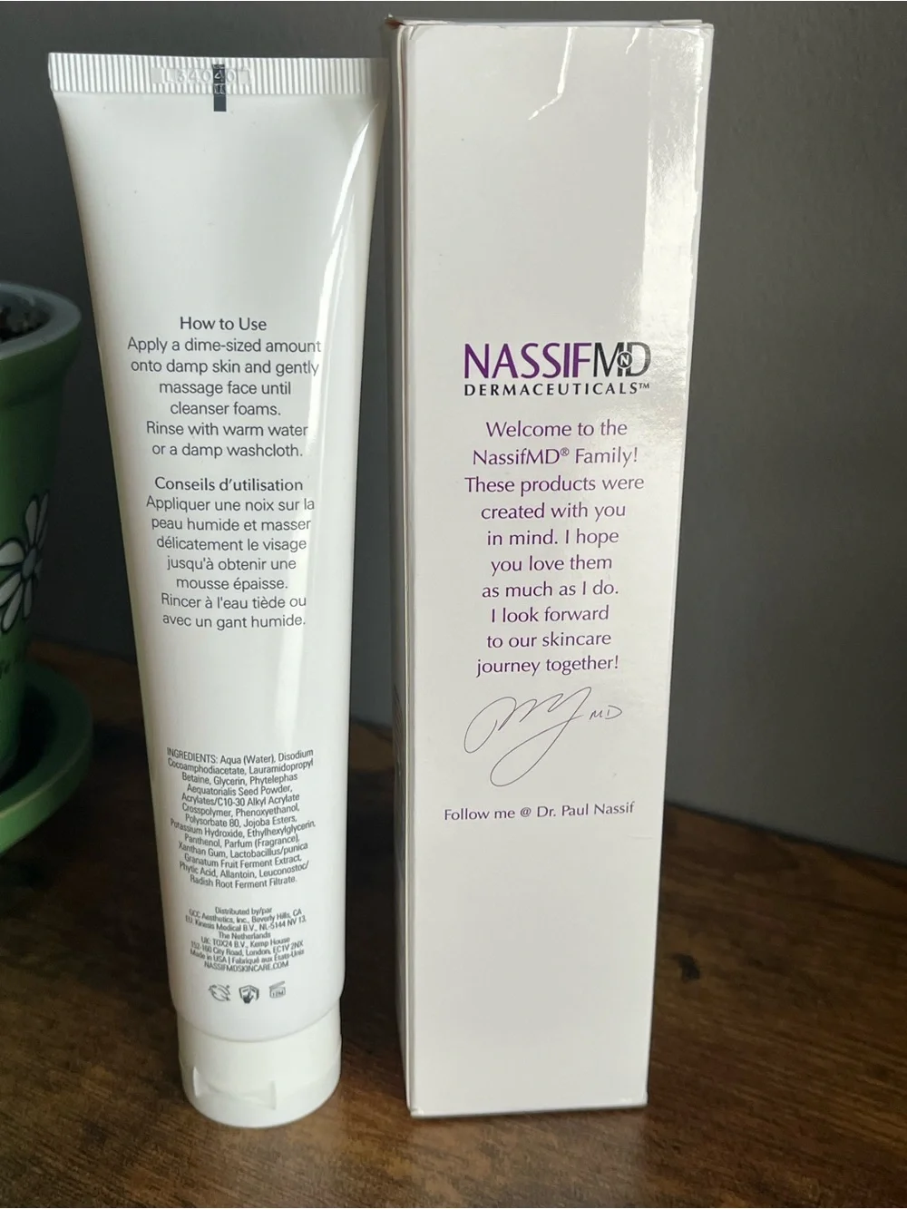NassifMD Dawn to Dusk Exfoliate + Cleanse Facial Cleanser — 120 ml